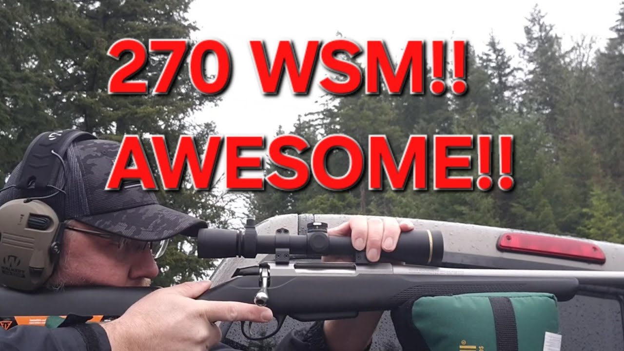 270 WSM!! Tikka T3x Lite из нержавеющей стали — обзор и пристрелка с Federal Trophy Copper 130 Grain