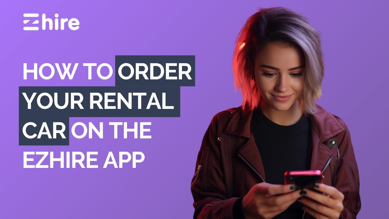 How To Order Your Rental Car on the eZhire App