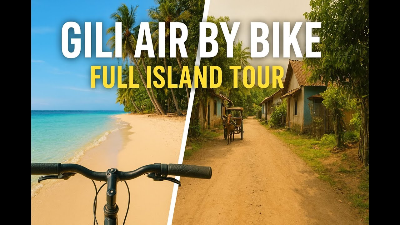 Cycling Around Gili Air in 4K – Authentic Island Tour | Explore Indonesia’s Hidden Paradise