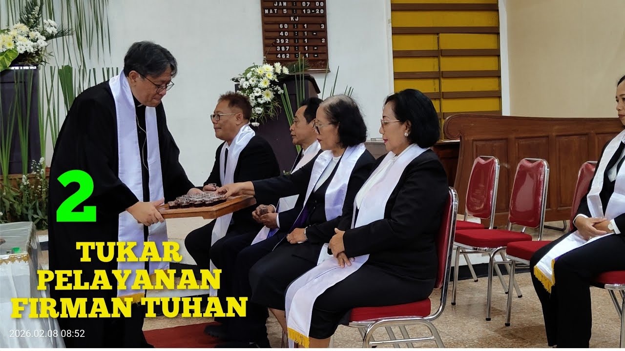 TUKAR PELAYANAN FIRMAN TUHAN DALAM RANGKA HUT GKJ,08-02-2026@GKJWONOGIRI ( 2 )