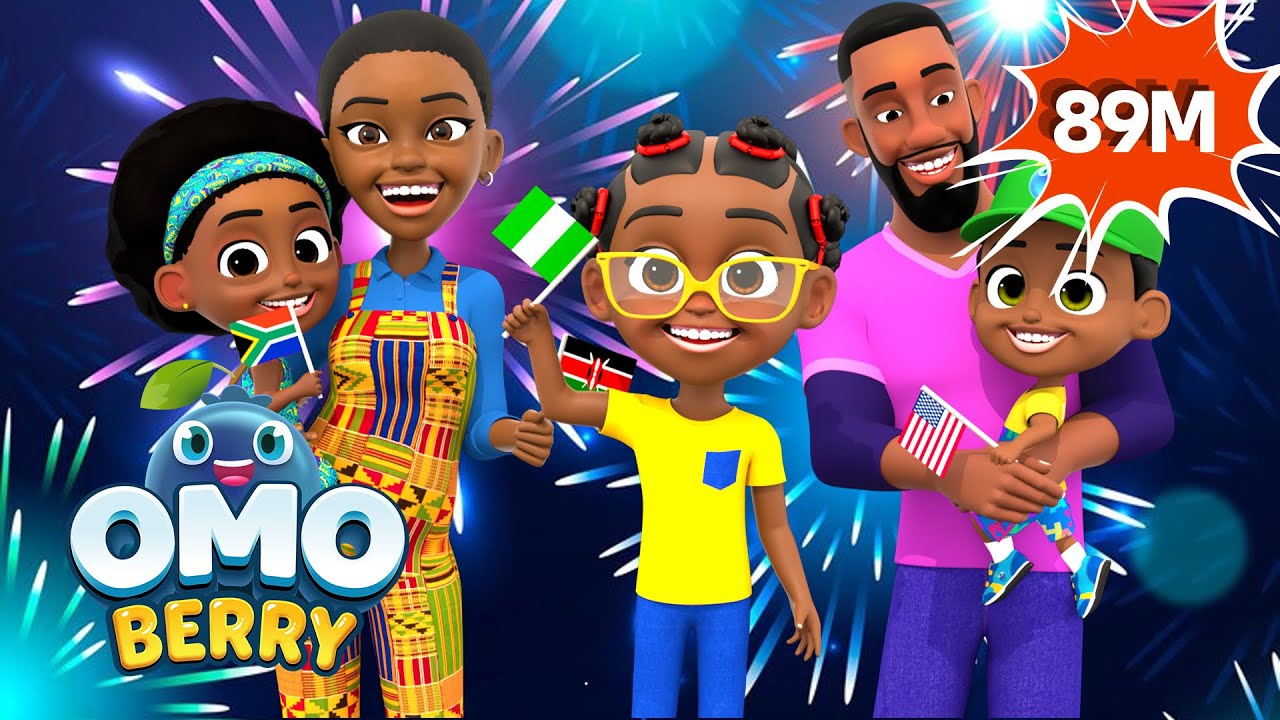 Happy Juneteenth | OmoBerry | Nursery Rhymes + Children's Songs + Affirmation Video + Kids Songs