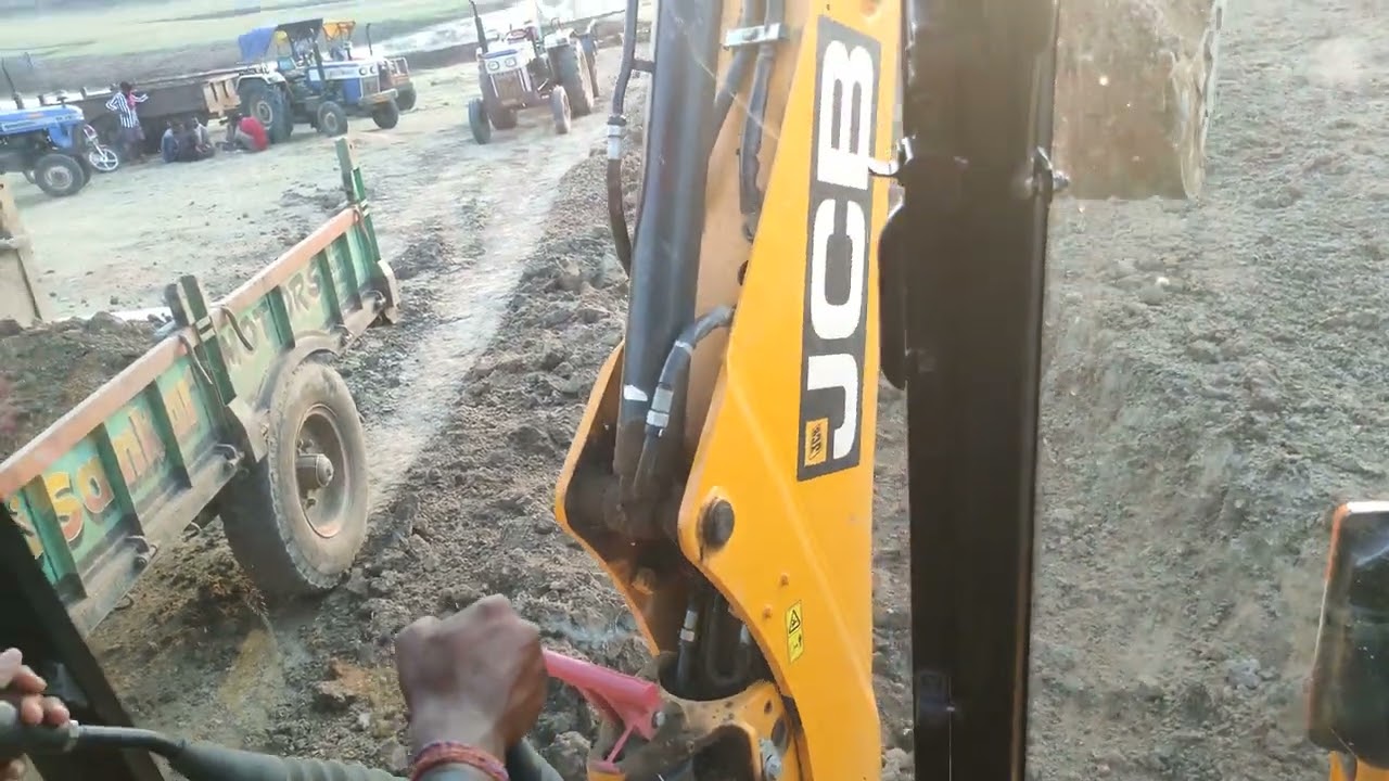 11#tractor loading 3dx Jcb xpert plus 🔥 talab mitti loading
