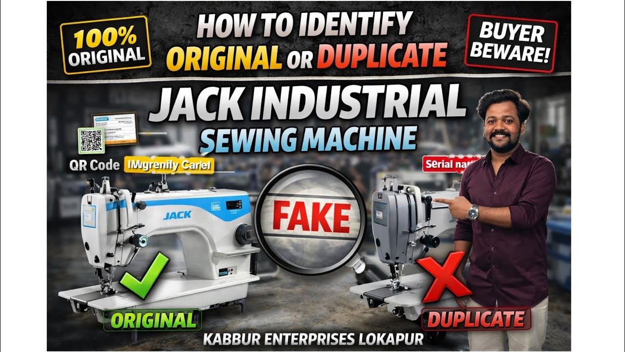 How to Identify Original vs Duplicate Jack Industrial Sewing Machine (Full Guide)