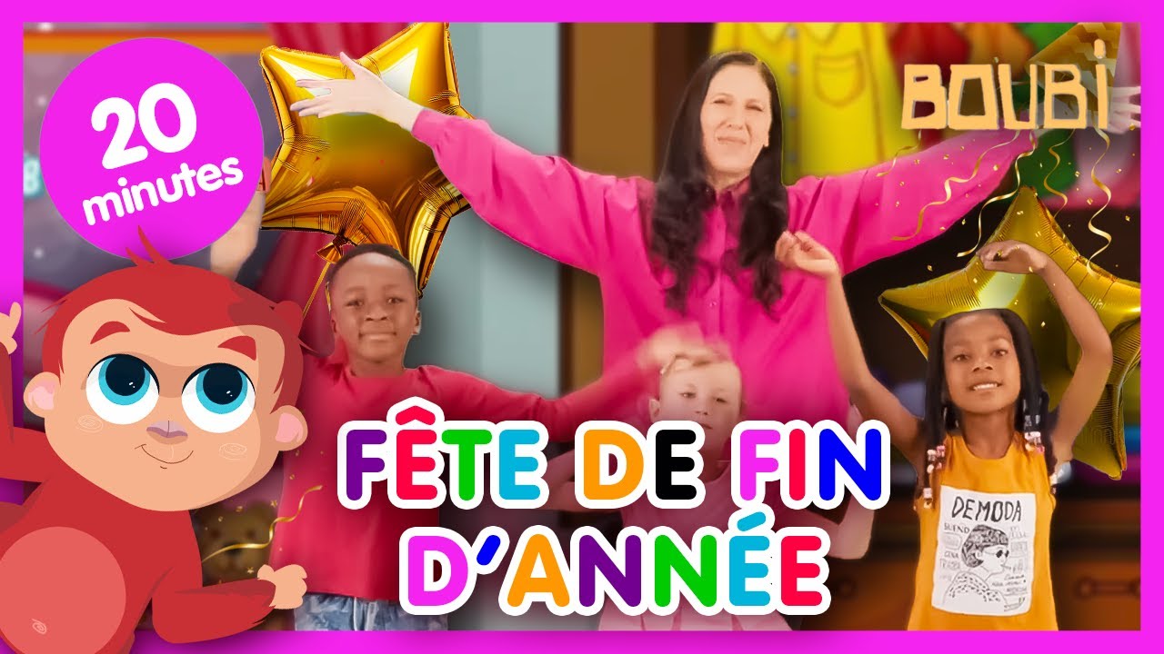 Compilation Fête de fin d’année 🎆🎅🏻 Comptine avec paroles - Les amis de Boubi
