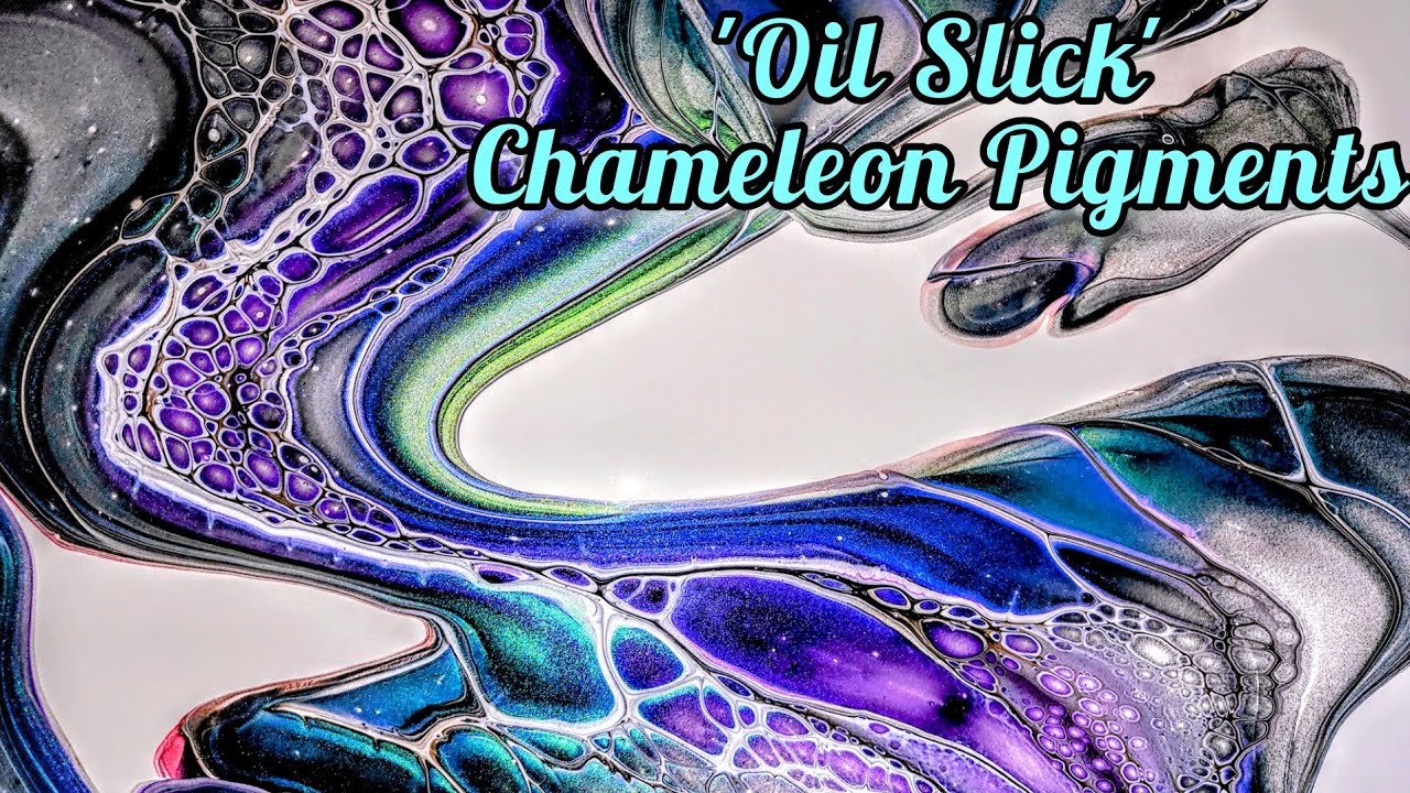 'Oil Slick' ~ Stunning Transfer Swipe With Chameleon Pigments (Stuck up Pigs) #tlp