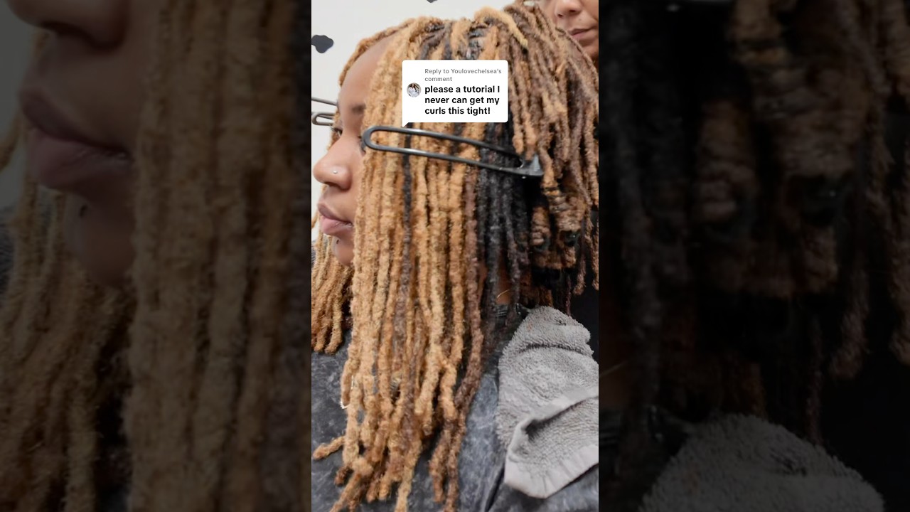 Pipe Cleaner Loc Curls Tutorial🫧💕⭐️ #locs #haircare #pipecleaners #locstyles #retwist #forthegirls