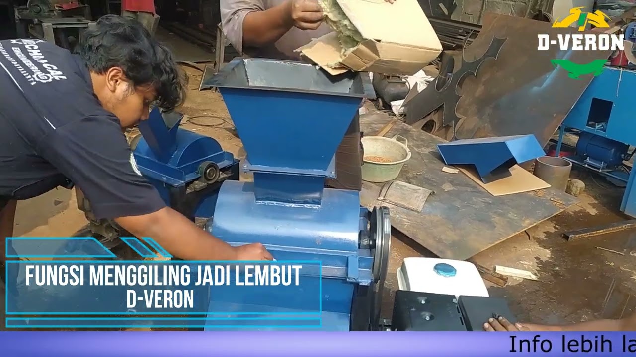 Mesin Penggiling Busa Hasil Gilingan Sangat Lembut dan Tanpa Melilit