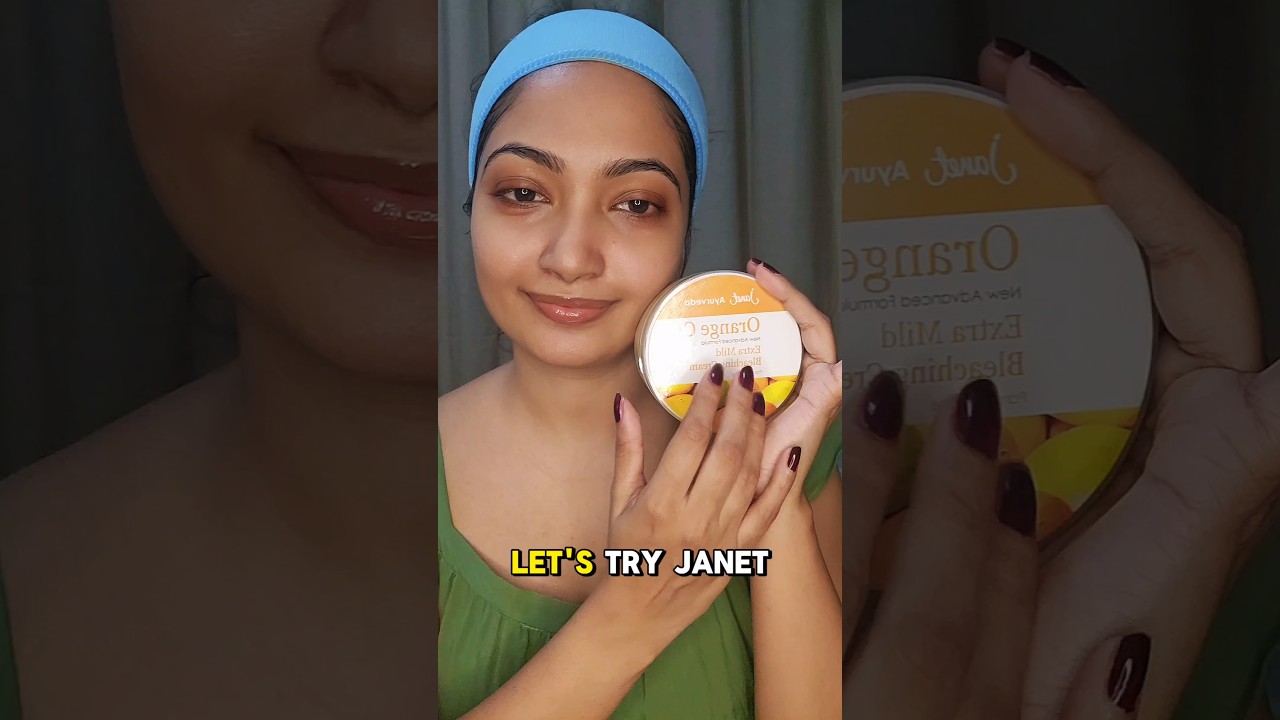 How to Remove Sun Tan Janet Orange C Bleaching Cream #shorts  #skincare #vitaminc #suntanremoval