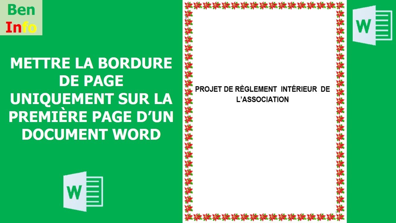Comment cr&eacute;er une bordure de page sur Word #wordnotes #formationword #word