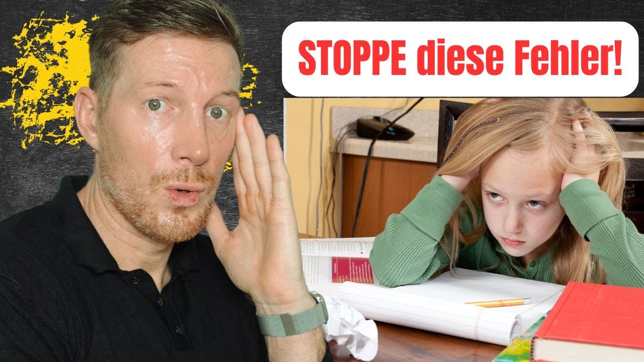 Hausaufgaben: DIE 5 größten Fehler – Deswegen klappt es nicht! Lehrer klärt auf.