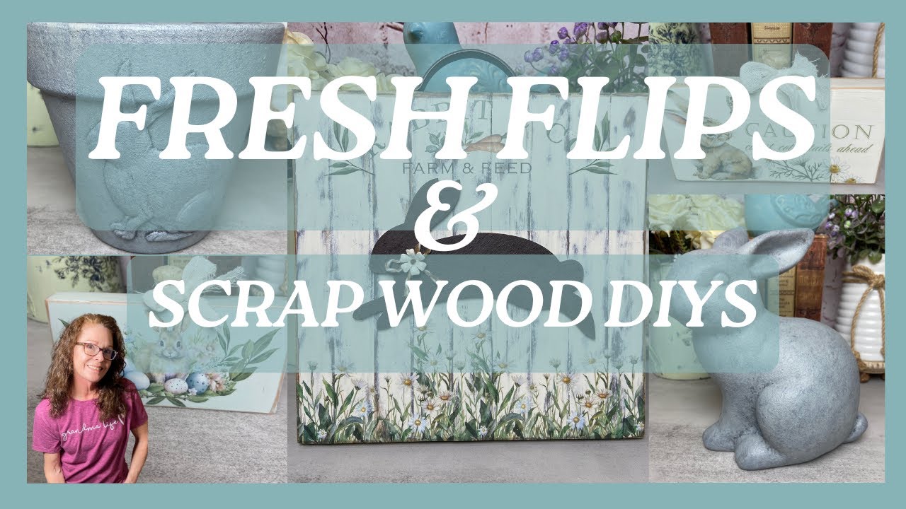 Easy Spring Decor You Can Make!  Game Changing Faux Cement Technique!