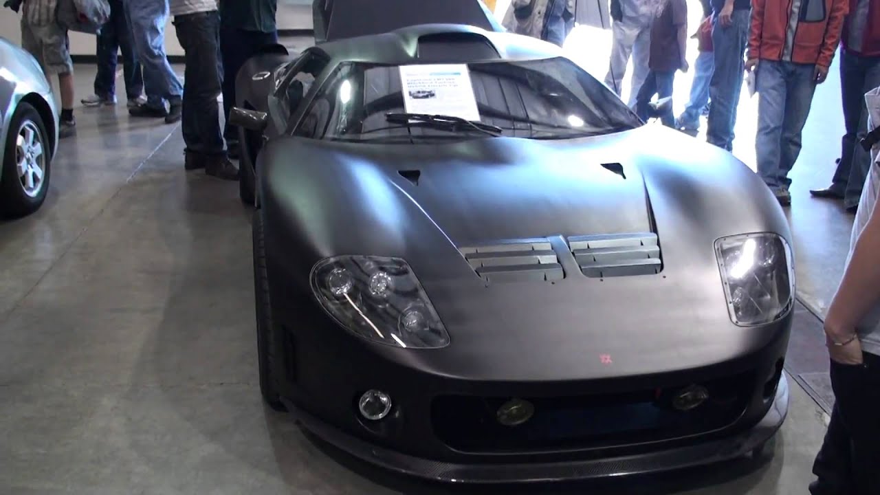 CAPSTONE CMT380 BLACKBIRD TURBINE HYBRID ELECTRIC CAR MAKERS FAIRE SAN MATEO 2010