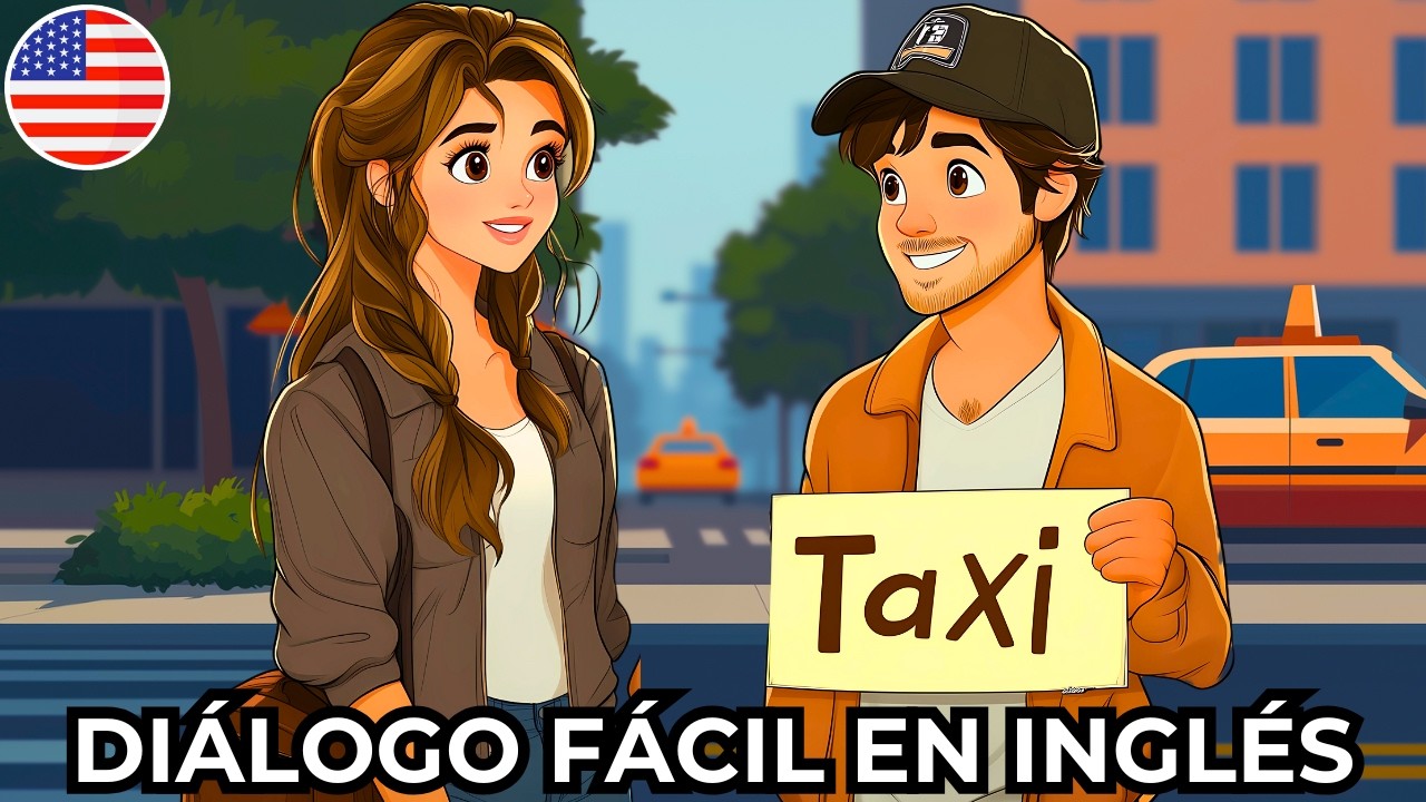 Empieza a entender inglés fácil y rápido con este diálogo 🔥 Viaje en Taxi