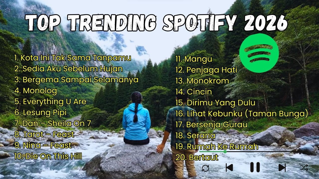 Top Hits Indonesia Spotify 2026 🎧 Lagu Pop Viral & Paling Sering Diputar
