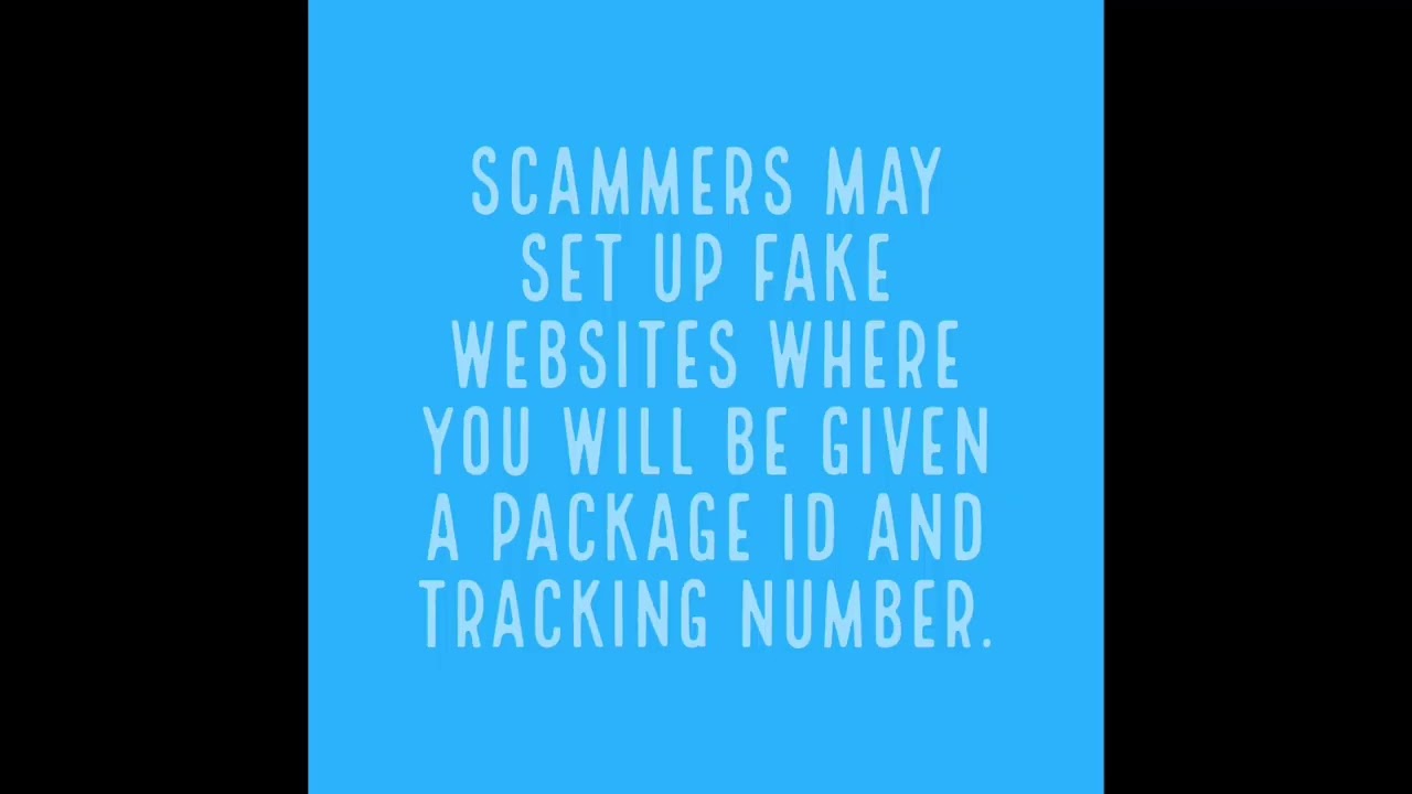 The Package Scam (aka The Consignment Scam)