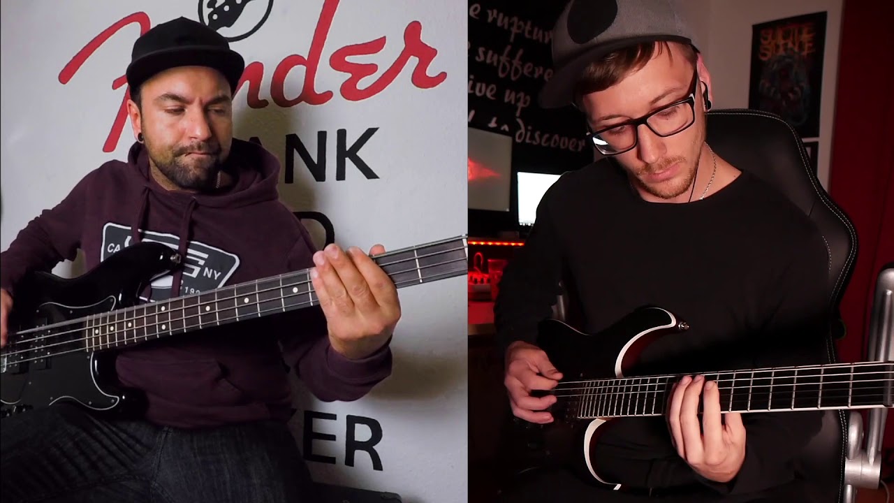 Breakdown Of Sanity - New World [Guitar + Bass Cover] HD