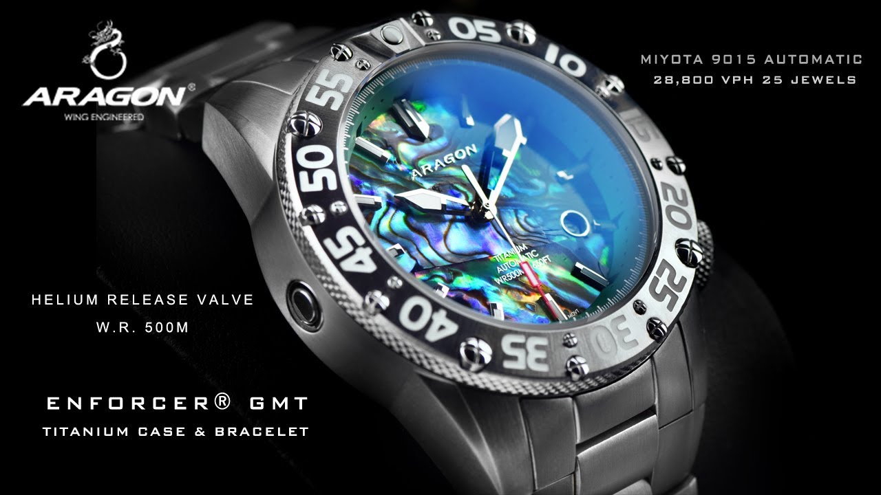 ARAGON® Enforcer Titanium Miyota 9015 Automatic