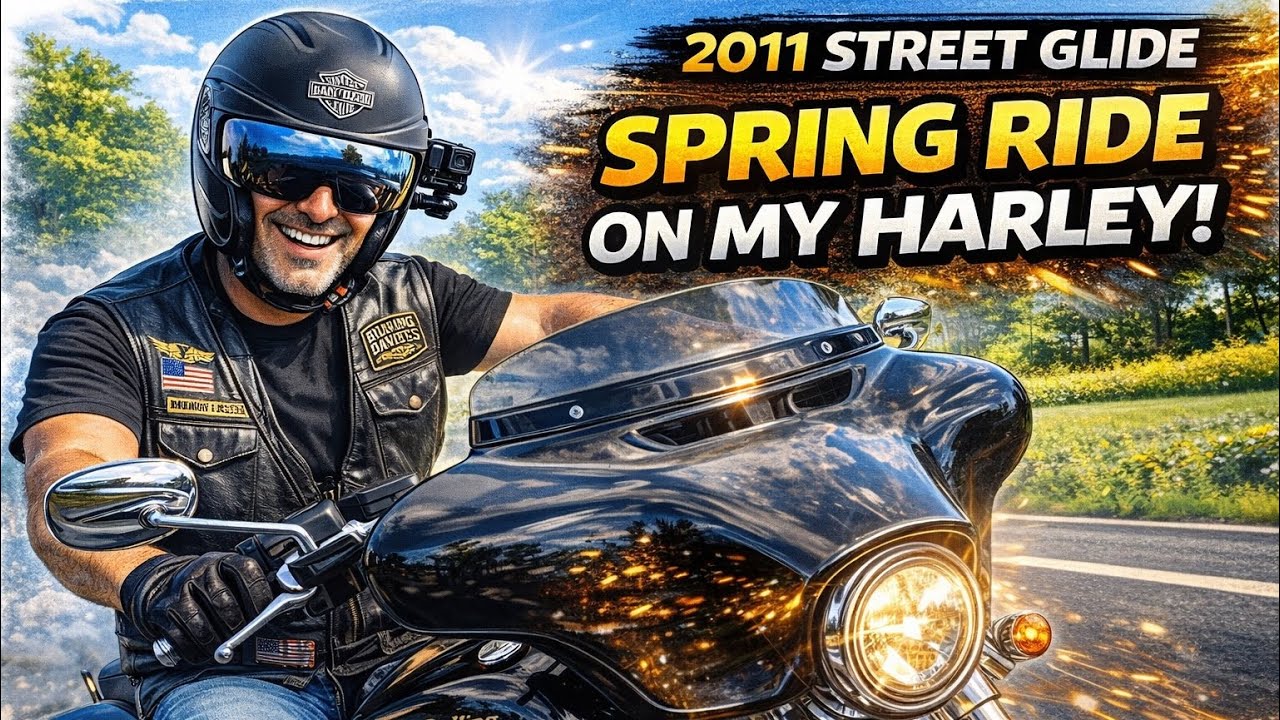Первая в этом году поездка в тёплую погоду | Harley-Davidson Street Glide | Новые клубные цвета