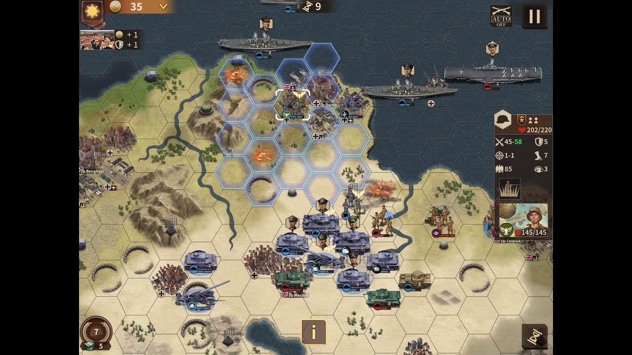 GOG3 Battle of Tobruk, Western Front 1944, Glory of Generals 3
