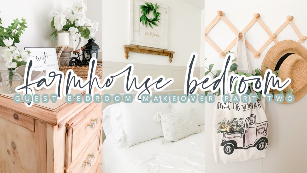 FARMHOUSE BEDROOM MAKEOVER // PART TWO // COTTAGE ROOM RENOVATION // CHARLOTTE GROVE FARMHOUSE