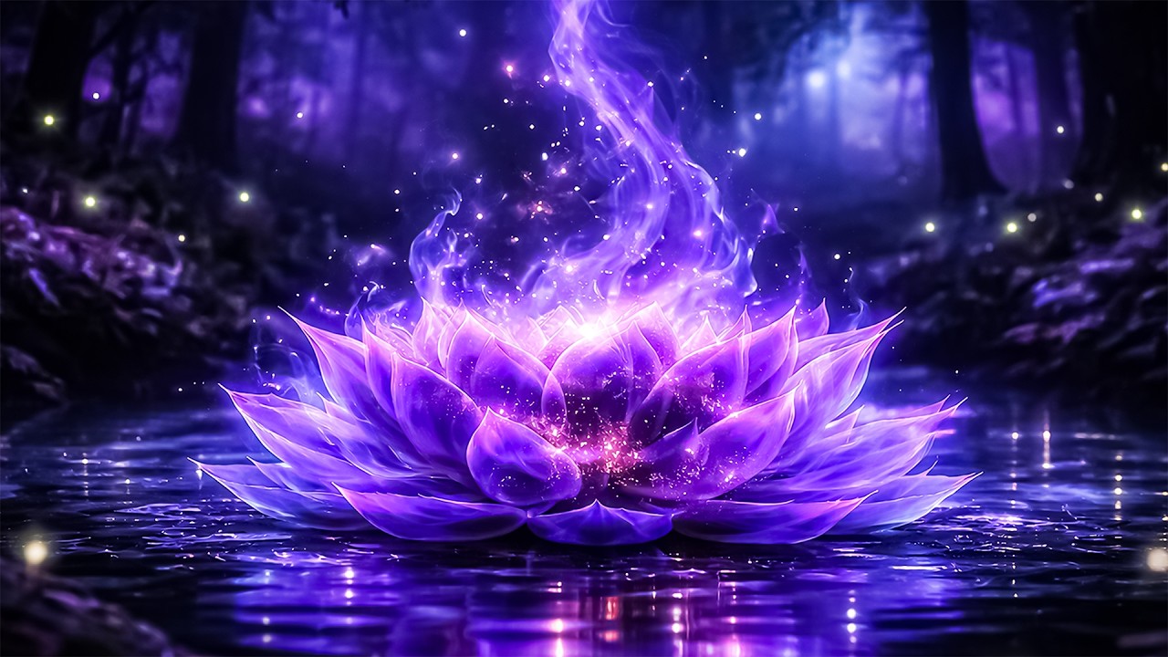 Violet Flame Transmutes Negative into Light - Deep Energy Cleansing and Protection - 417Hz