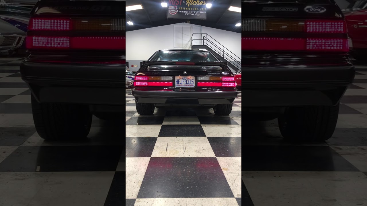 Foxbody LED Tail Lights with Sequential Turn Signal From Classic LEDs