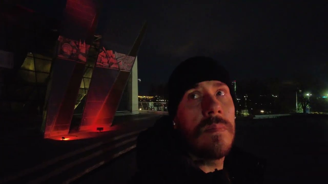Минск в ноябре в 4K — вечер у Стелы и Родны Маці, монтаж света и тишины#Минск #Стела #РоднаМаціЗовет