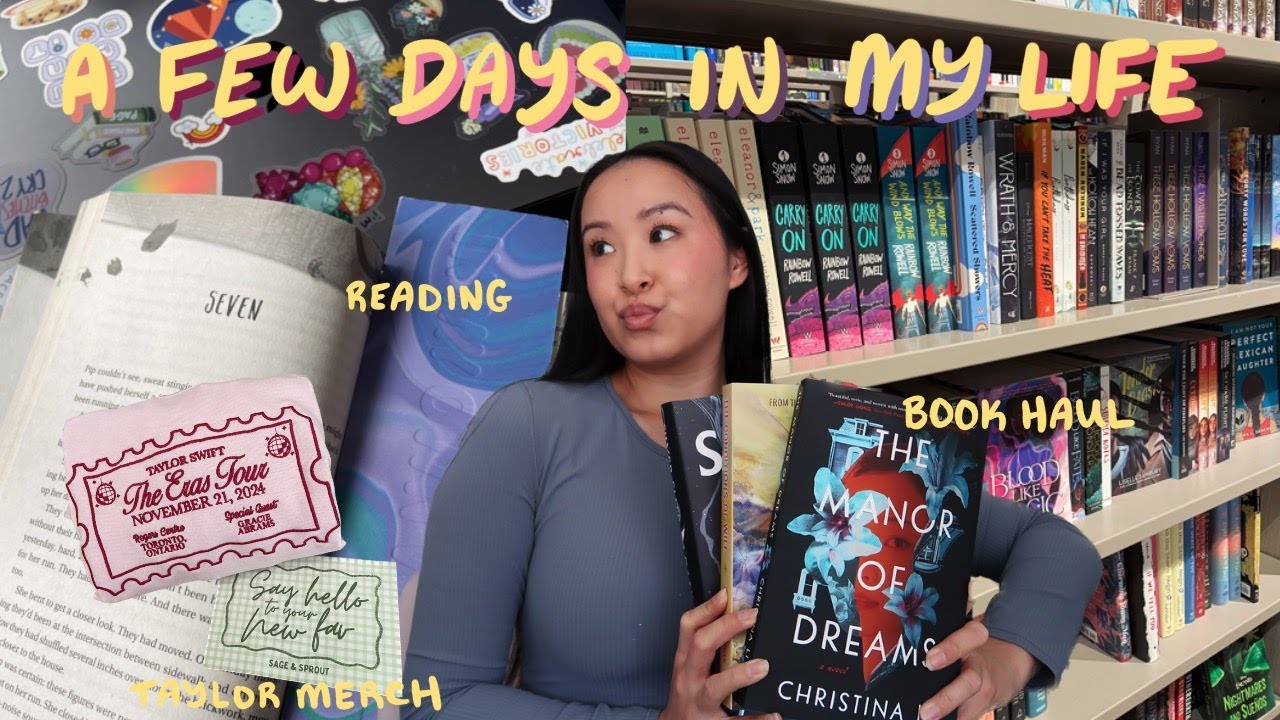 A Few Days In My Life Vlog \\ hauls, reading vlog, cafes & book shopping