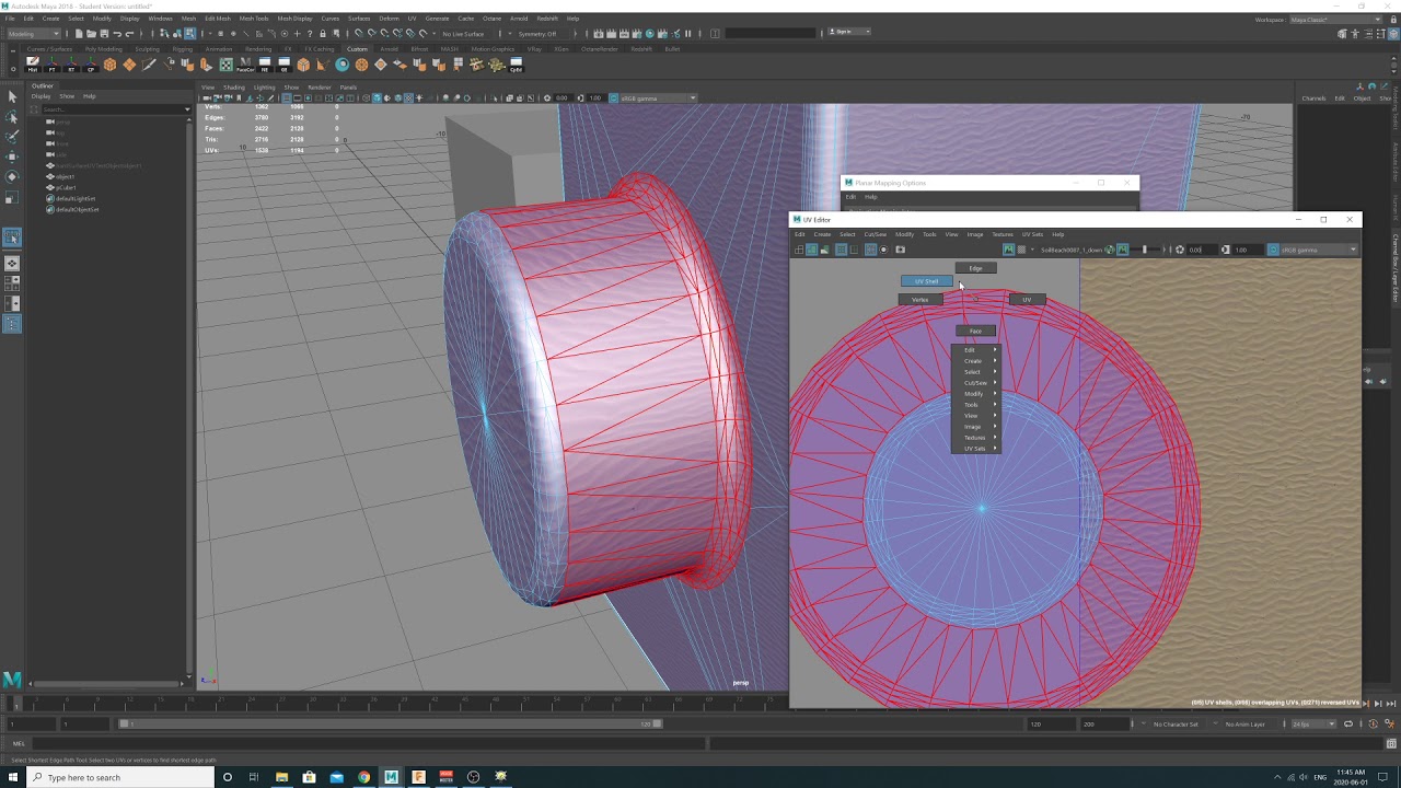 Create UVs For CAD Models