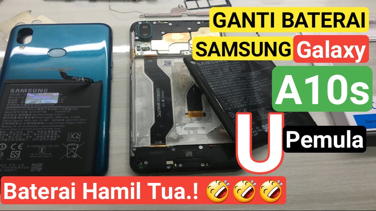 Cara Ganti Baterai Samsung A10s Mudah Saja // Belajar Bersama Solder Beku Tutorial