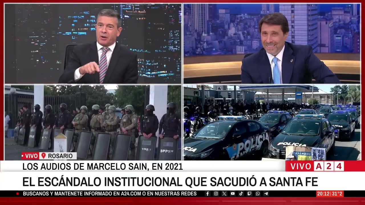 🔴 MÁXIMA TENSIÓN EN SANTA FE POR PROTESTA POLICIAL: EL PASE DE FEINMANN Y ROSSI
