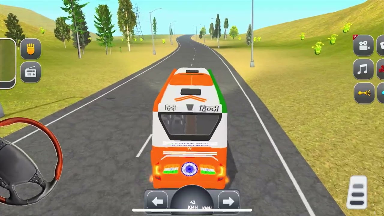 American bus daraving geming video 4K tarending video 
