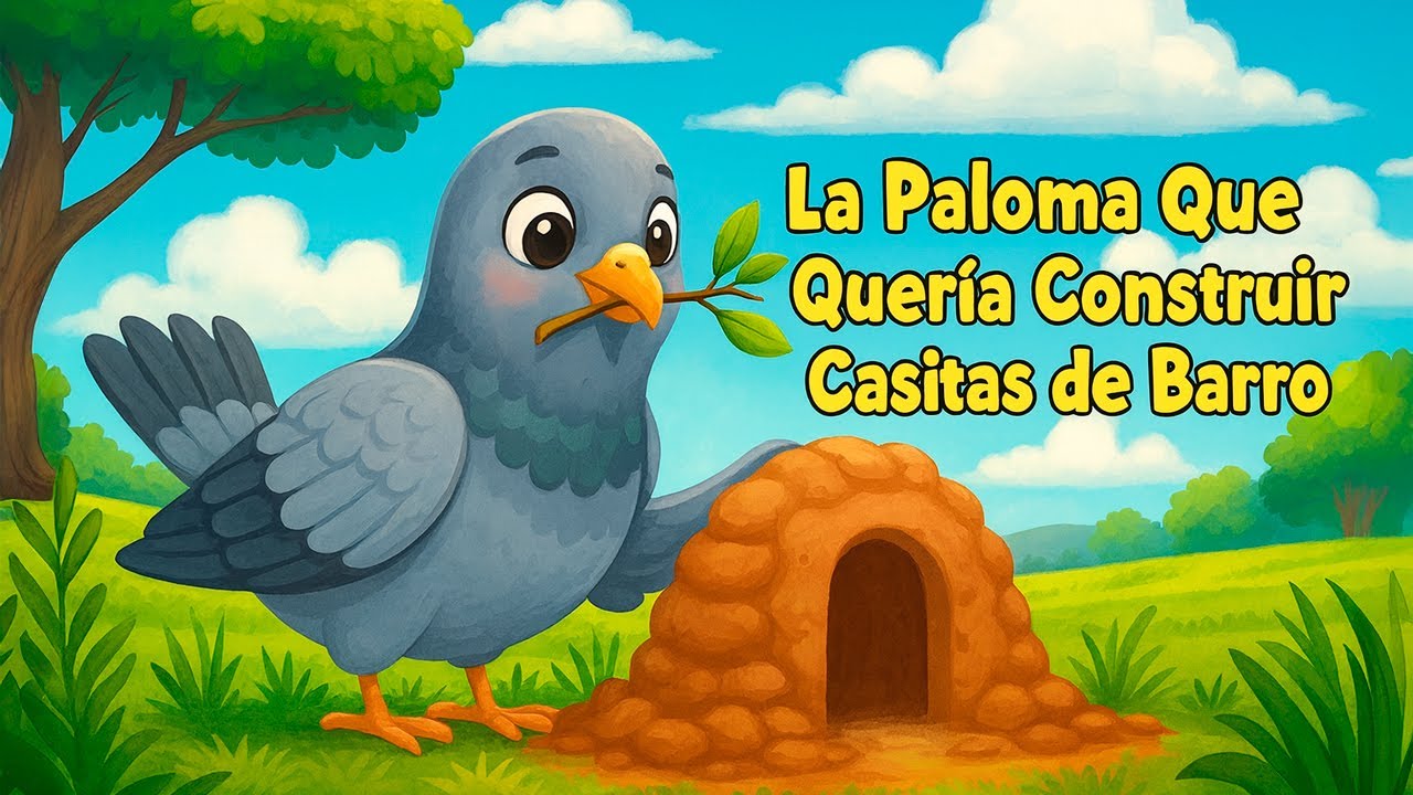 ✨🏡 La paloma que quería construir casitas de barro | Cuentos infantiles | Cuentos para dormir