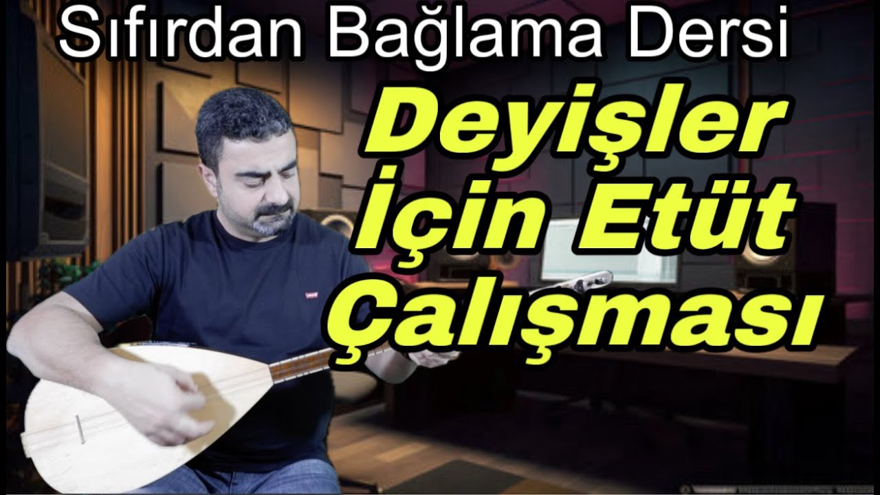 Sıfırdan Bağlama Dersi Deyişler İçin Etüt Çalışması #bağlamasolfej #bağlamadersi #saz #türkü #solfej