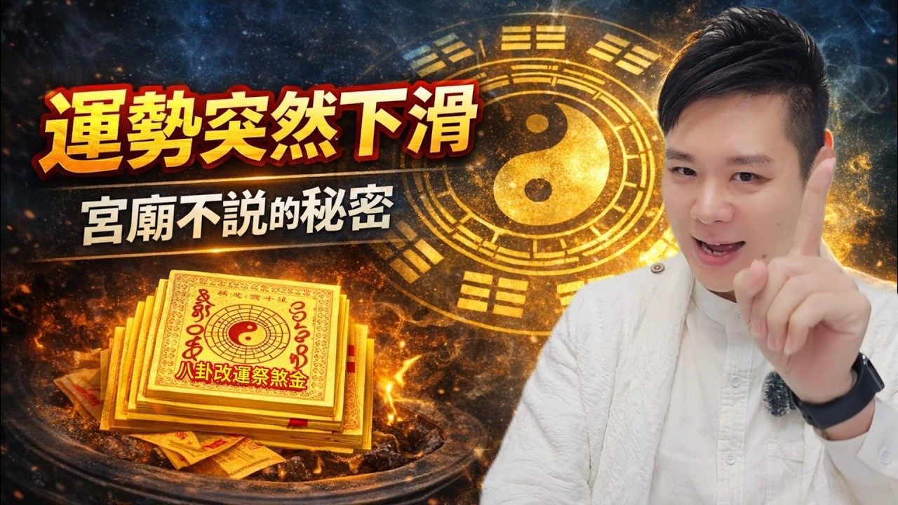 改運必看：八卦改運祭煞｜莫名「被下降頭卻不知道」！一般宮廟不敢說的秘密！