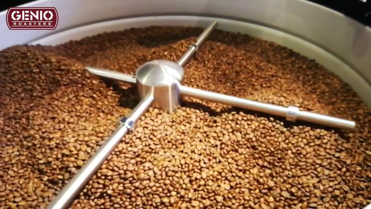 Roasting on a Genio 15kg Precision Series Coffee Roaster
