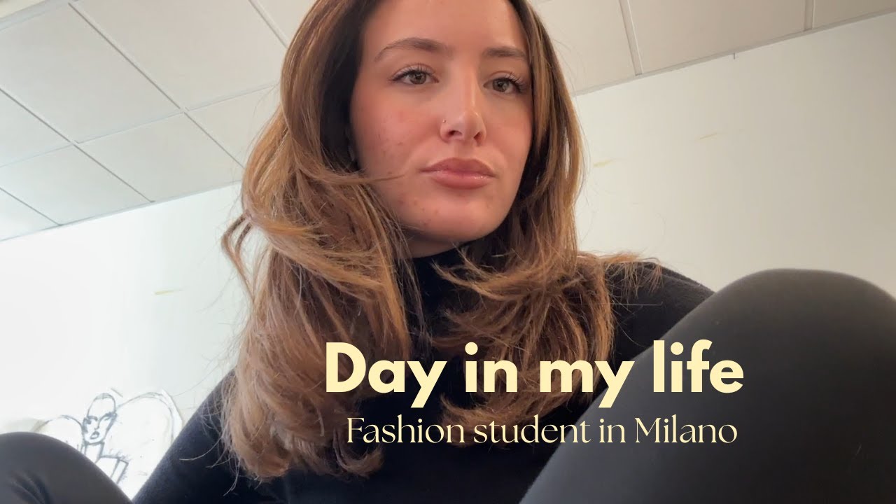 Una giornata produttiva a Milano | Fashion student in her 20s