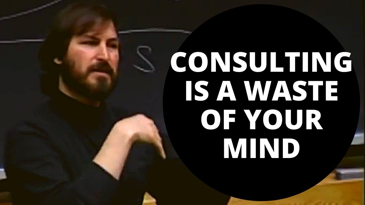 Steve Jobs @ MIT On Consulting | Consulting Is a Waste of Your Mind