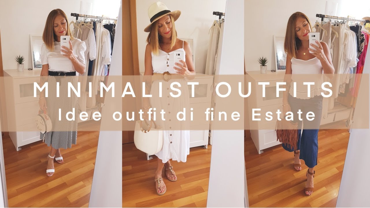 IDEE OUTFIT MINIMAL ESTATE - minimalist  outfits ideas 👗 | Isabella Emme