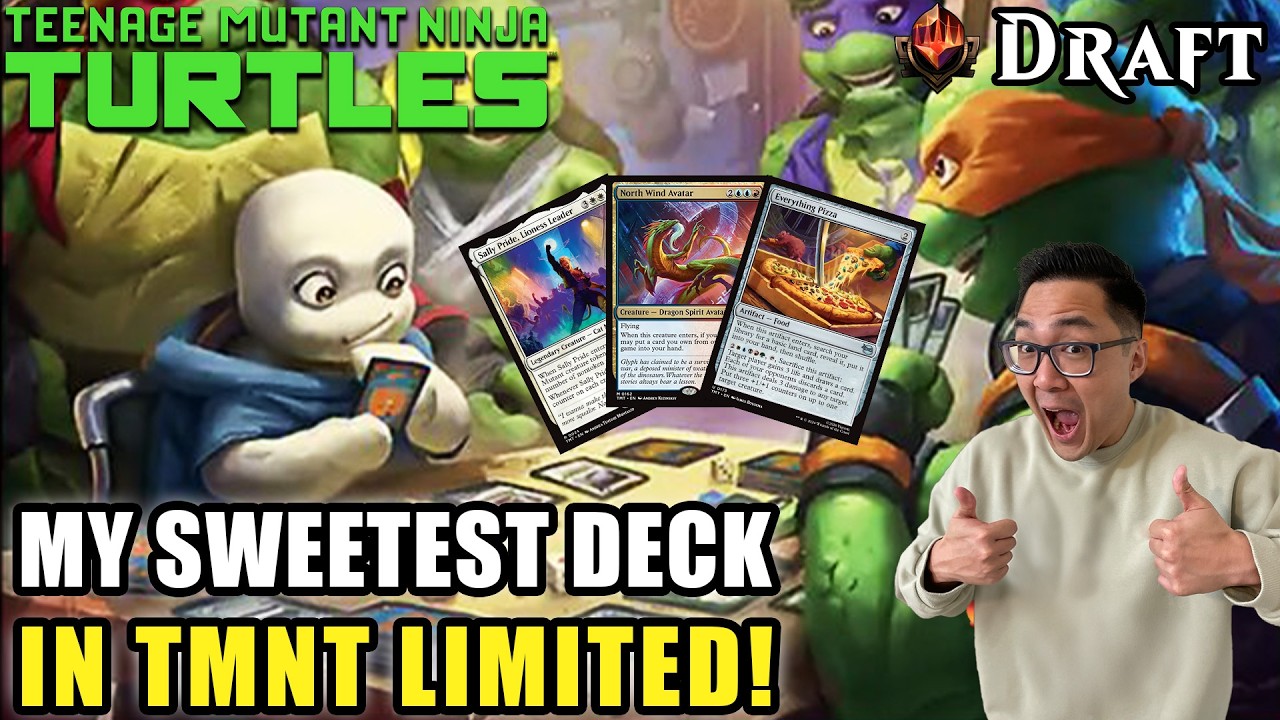 My Sweetest Deck In TMNT Limited! | Teenage Mutant Ninja Turtles Draft | MTG Arena
