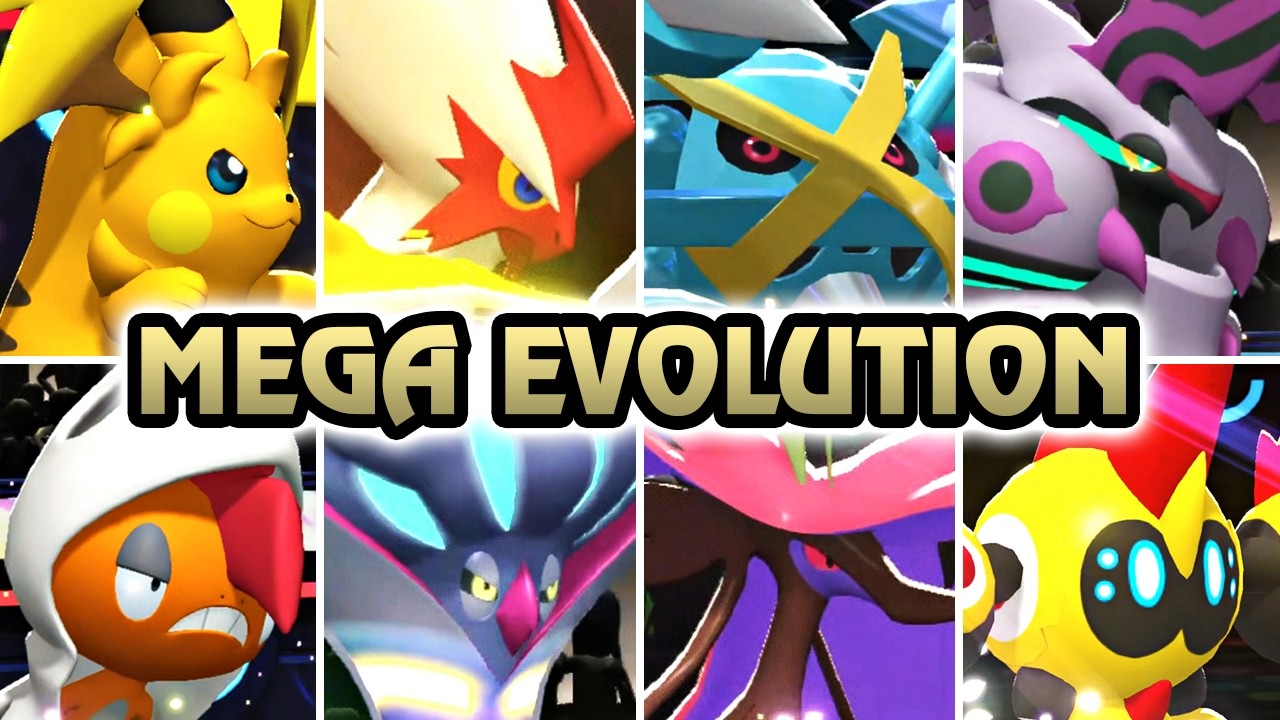 Pok&eacute;mon Champions ⸱ All NEW Mega Evolution (HQ)