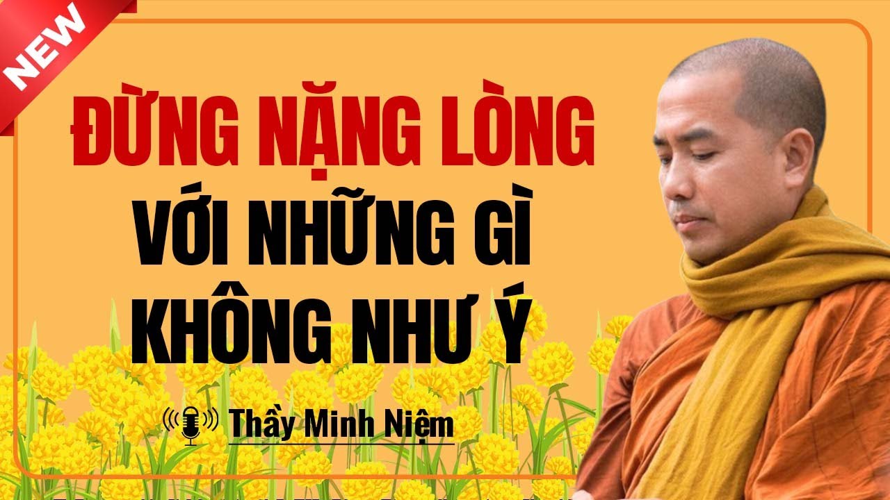 ĐỪNG NẶNG LÒNG Với Những Gì KHÔNG NHƯ Ý (Nghe rất thấm) | Thầy Minh Niệm