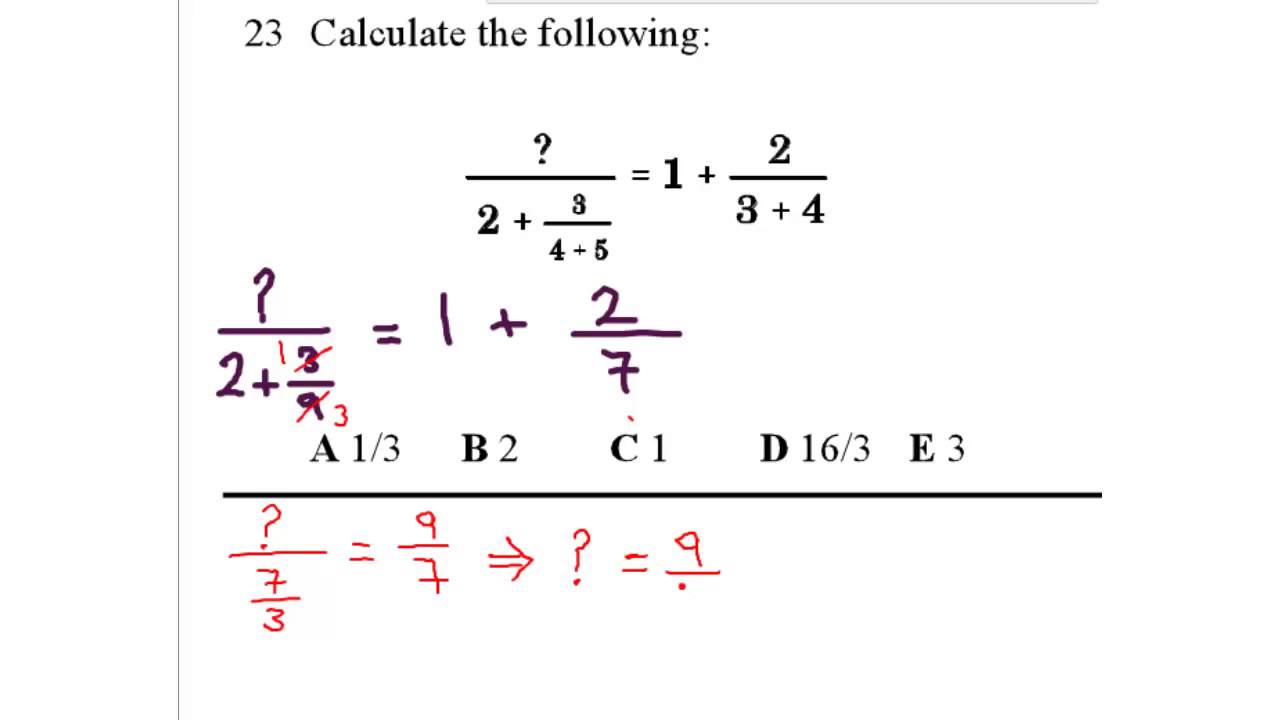 BCA Bergen Academies Test 2 Question 23 & Test 4 Question 35