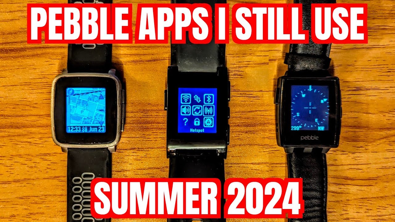 PEBBLE APPS I STILL USE (AND STILL AVAILABLE): SUMMER 2024. #pebblesmartwatch #smartwatch #rebble