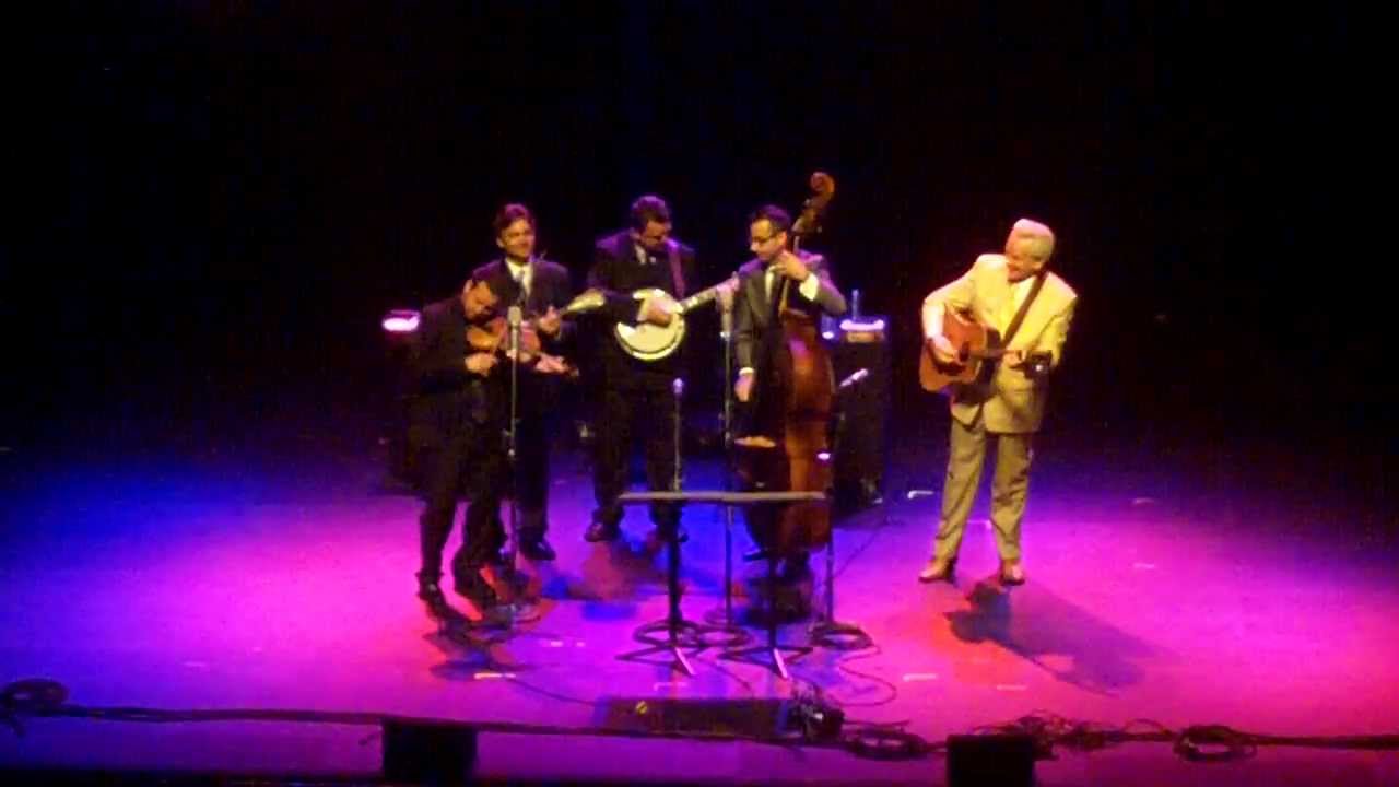 Alan Bartram sings Kentucky Waltz, plays Hembree bass. Del McCoury Band 2013 Roots Fest