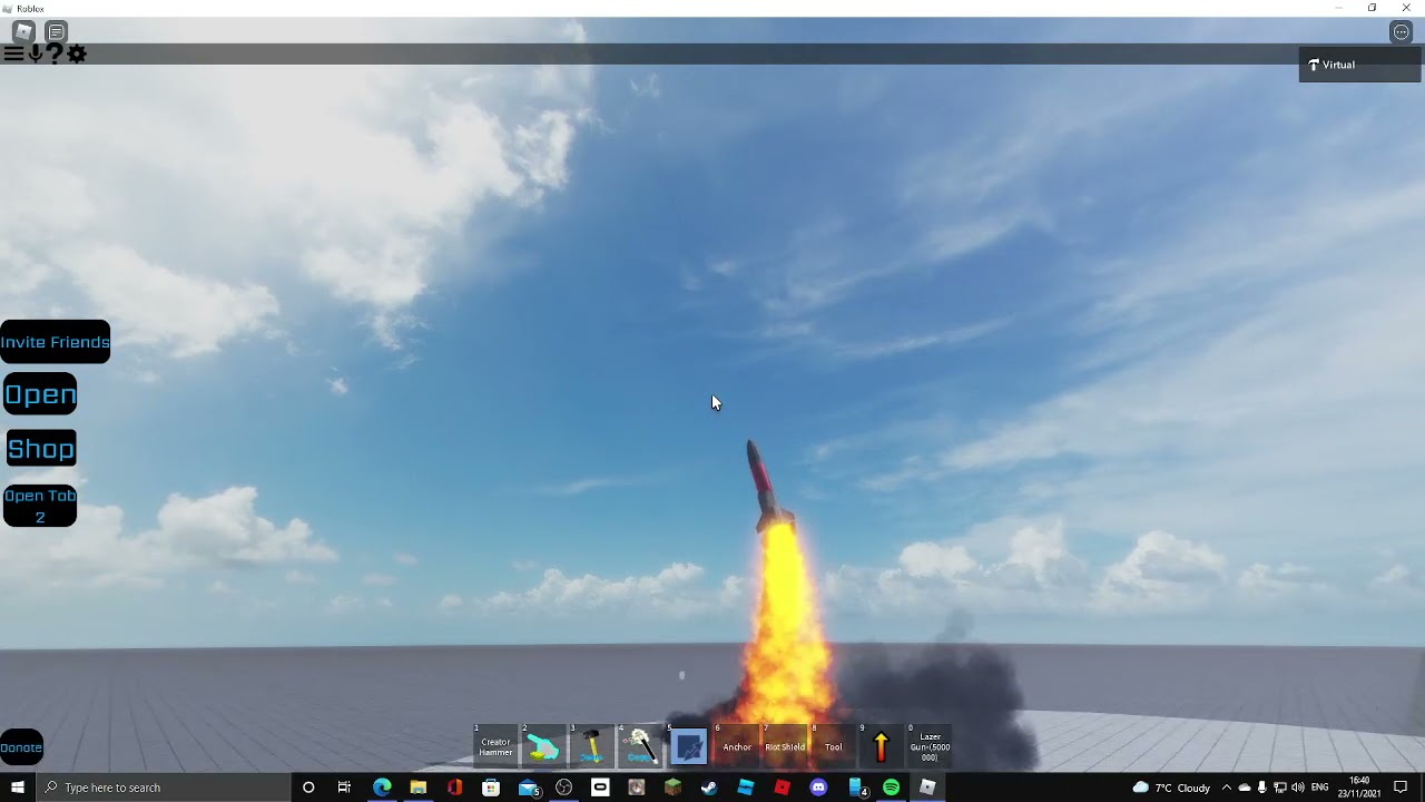 (Physics Game Creative) Reworked The Missile 🤨