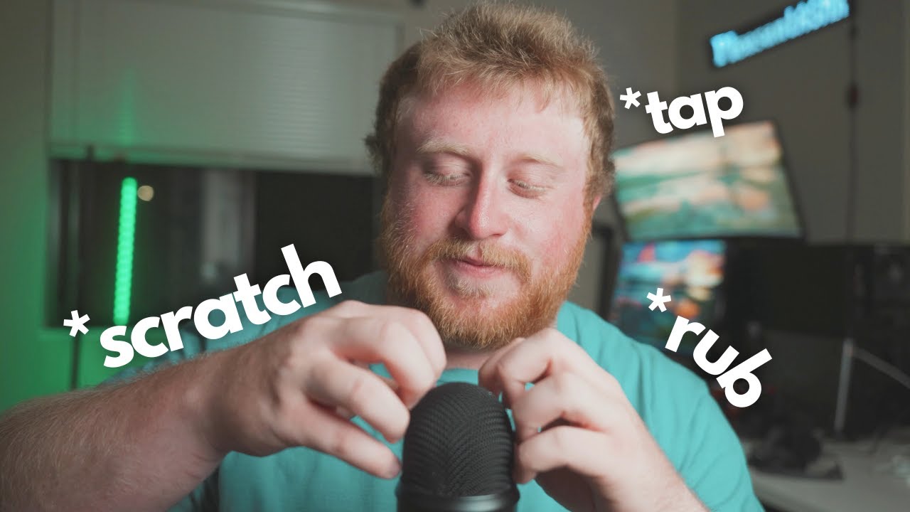 ASMR — быстрые и агрессивные царапания микрофона, постукивания по микрофону, трения микрофона