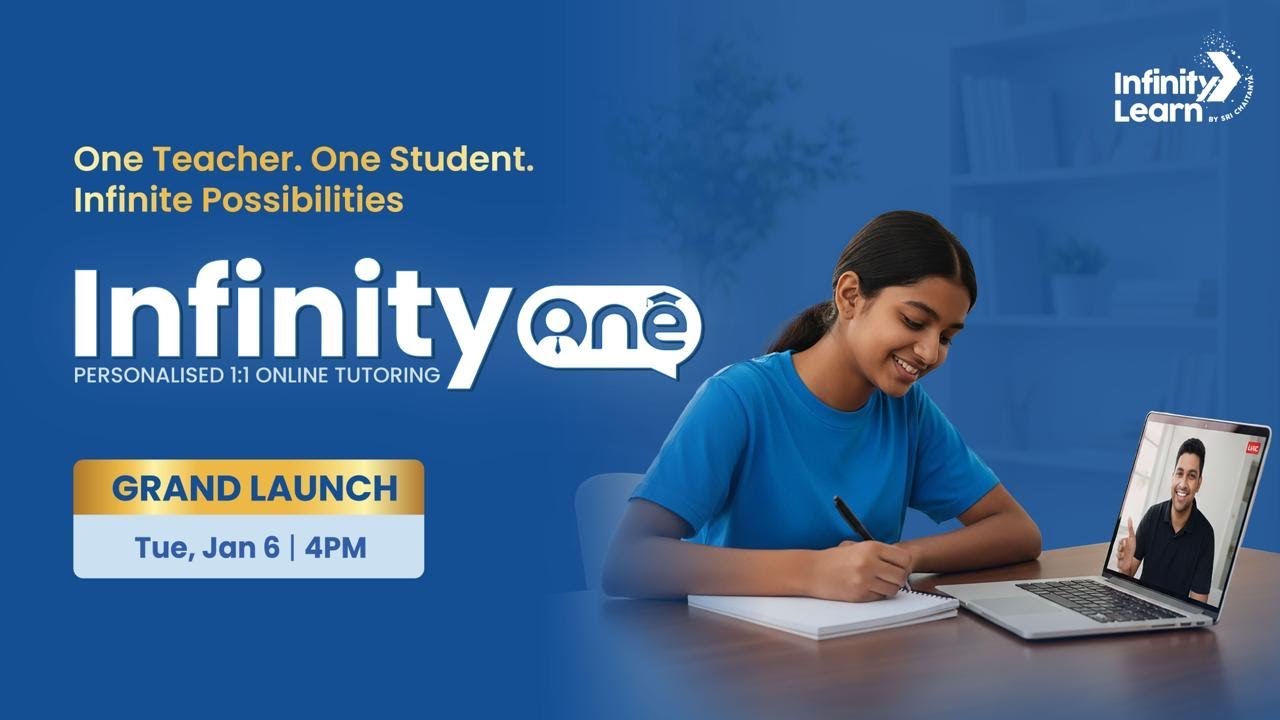 Infinity One Launch | Personalized 1:1 Tutoring at Infinity Learn |Class 4 - 12 @SriChaitanyaAcademyJEE
