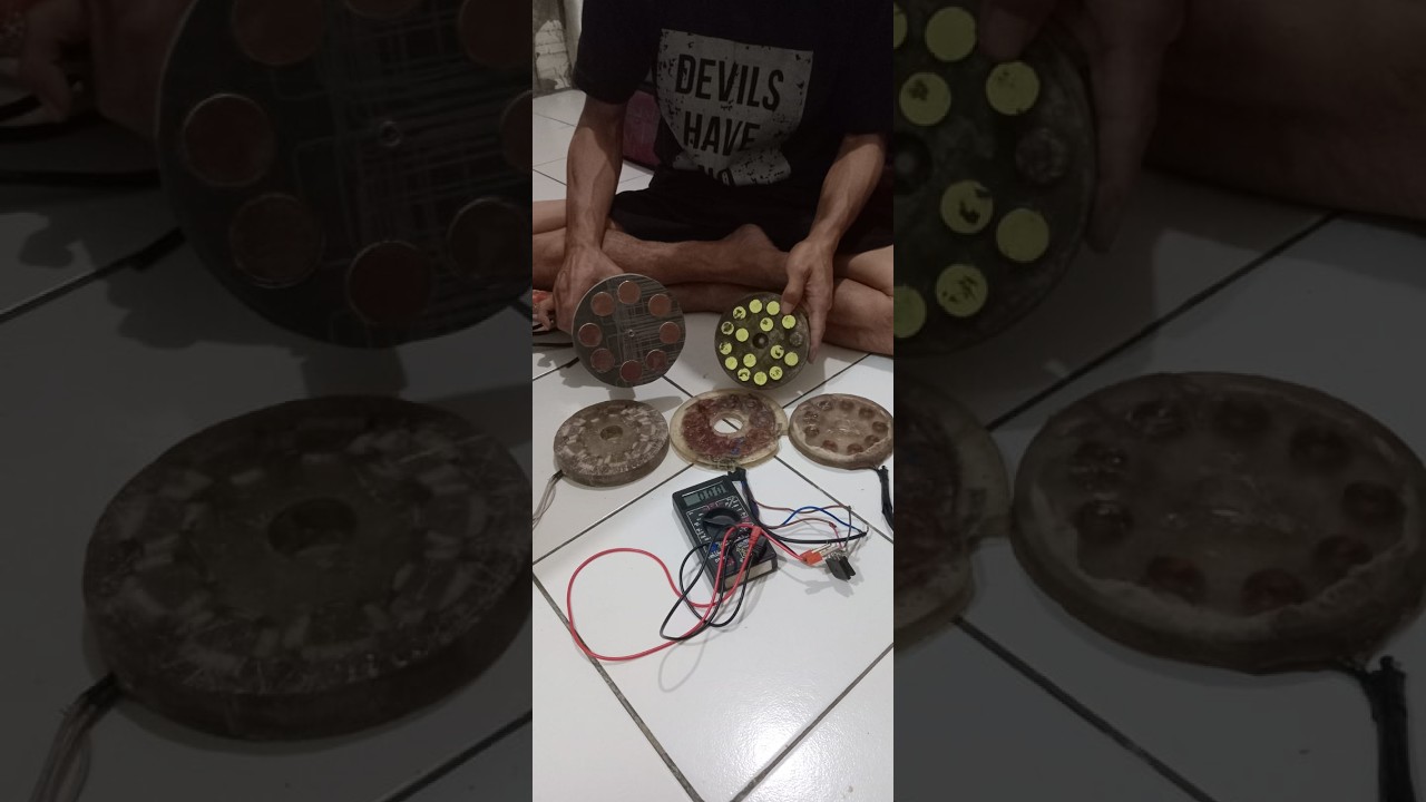AIR-CORE MAGNETIC ROTOR TEST #gear #electronic #mechanic #experiment