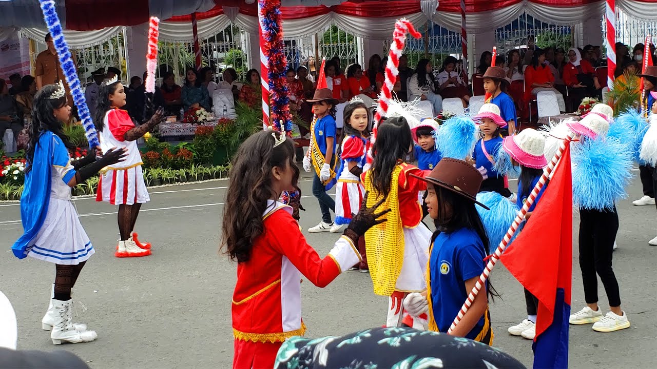 Display Marching Band SD Masehi 3 kabanjahe 2023 - HUT RI 78
